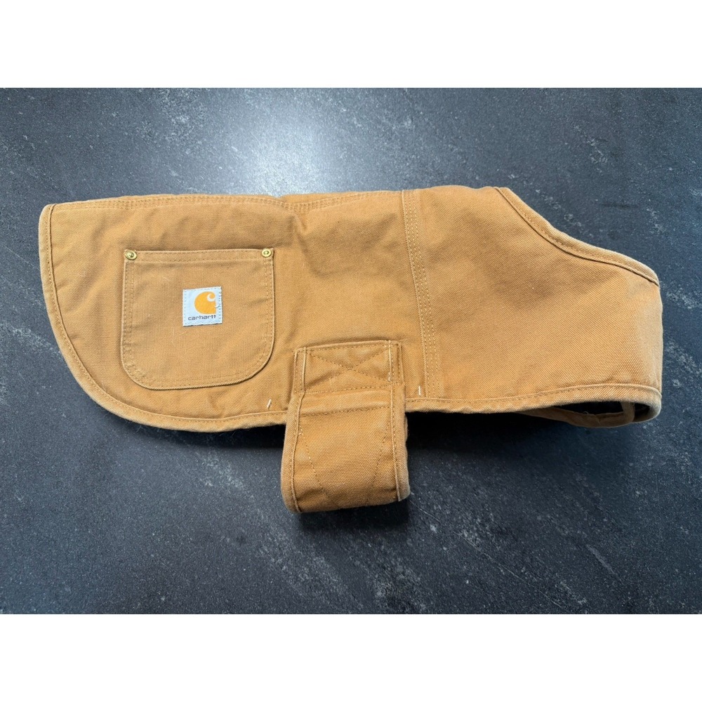Carhartt PX0340 Dog Chore Coat Medium Brown Duck Canvas Insulated Used